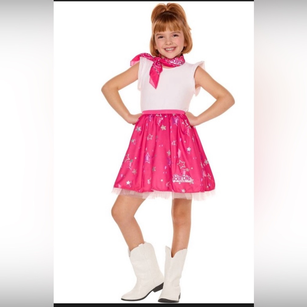 NEW| Barbie Kids' Cowgirl Tutu Costume Skirt | size: s/m kids